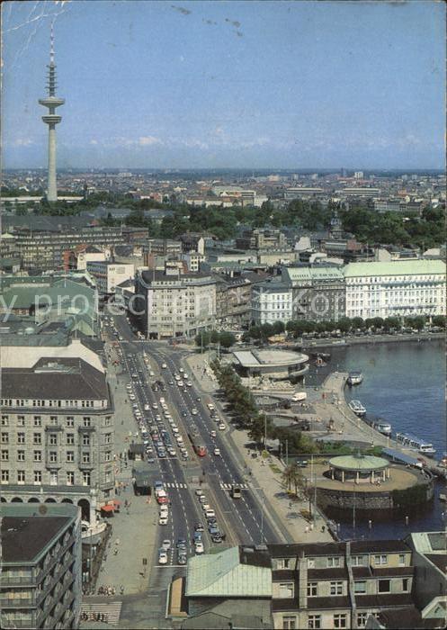 HAMBURG  CITY Jungfernstieg Fernsehturm
