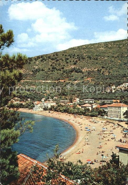 Petrovac Strand Luftbild