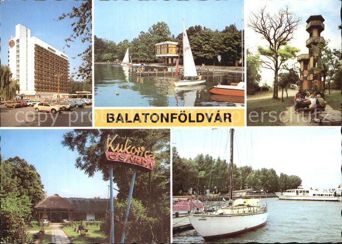 Balaton Plattensee Balatonf?ldvar Hafen Strand Hotel