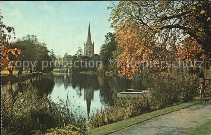 Stratford-Upon-Avon Holy Trinity Church Shakespeares Avon