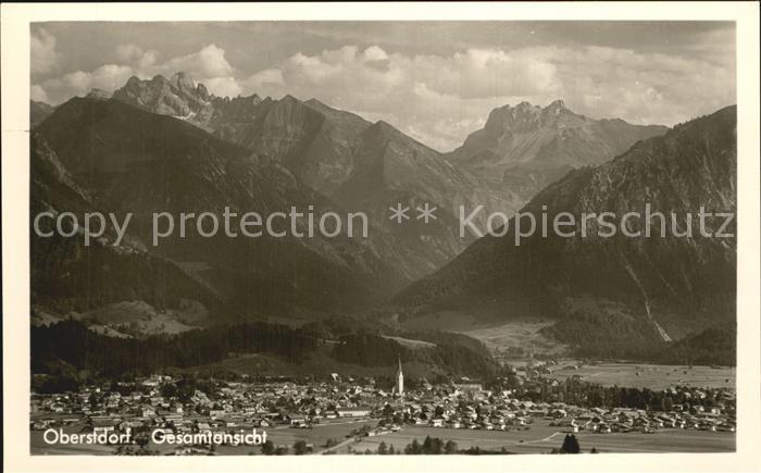 Oberstdorf Fliegeraufnahme