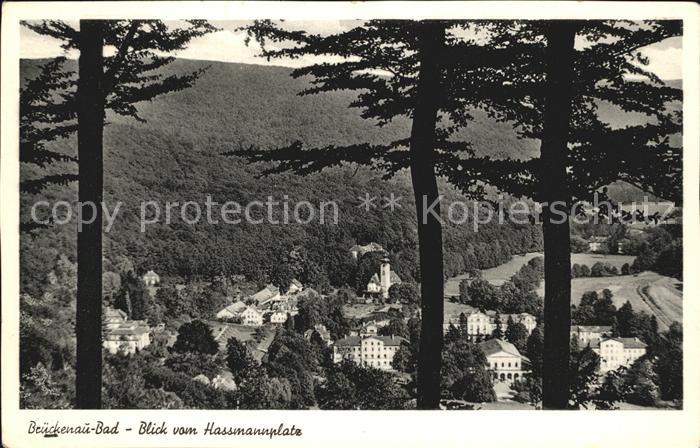 Bad Brueckenau Blick vom Hasmannplatz