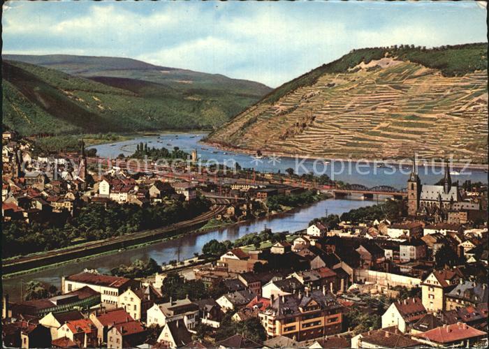 Bingen Rhein mit Nahemuendung