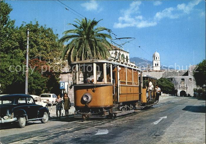 Dubrovnik Ragusa Strassenpartie Strassenbahn