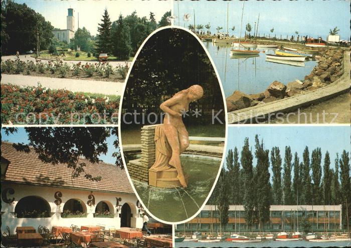 Boglarlelle Balatonlelle Hafen Brunnen