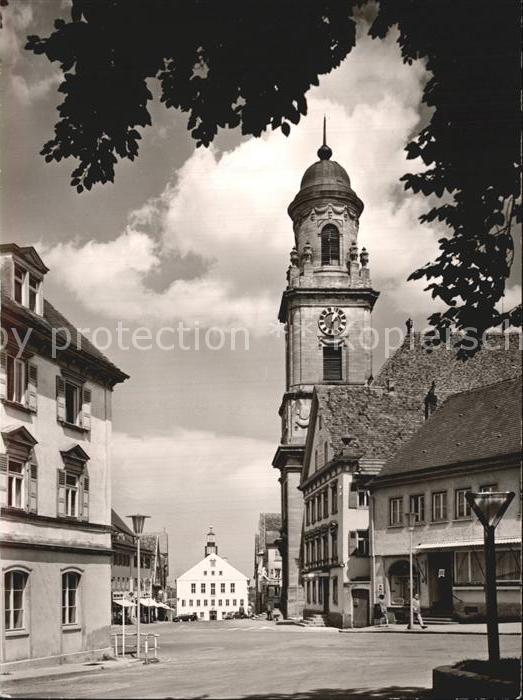 Hechingen Stiftskirche und Rathaus