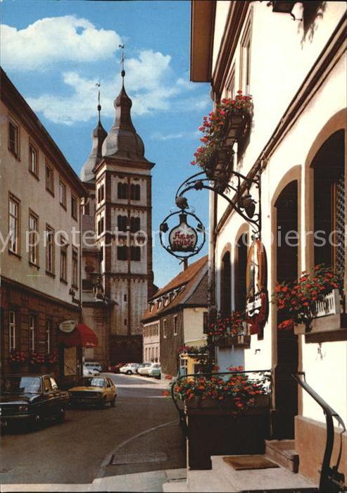 Amorbach Miltenberg mit Abteikirche
