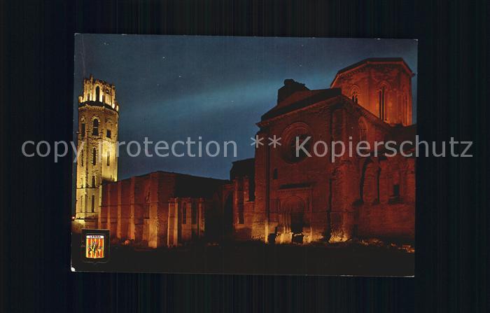 Lleida Seu Antiga bei Nacht