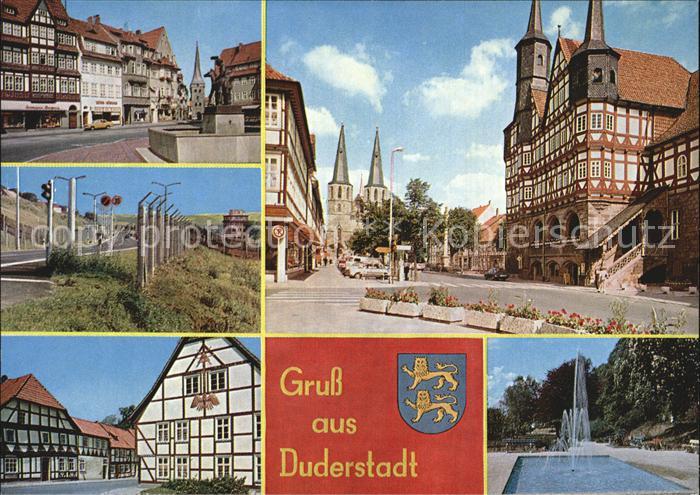 Duderstadt Niedersachsen mit Grenzuebergang Gerblingerode