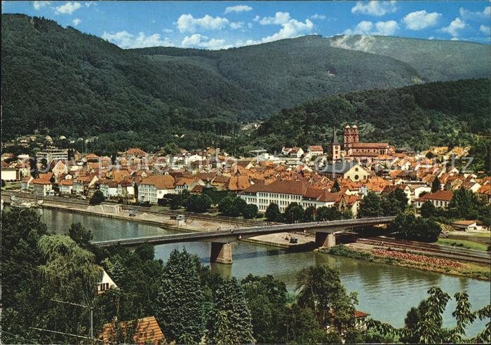 Eberbach Neckar Brueckenpartie