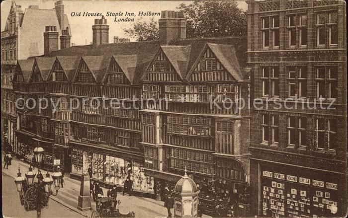 London Old Houses Staple Inn Holborn