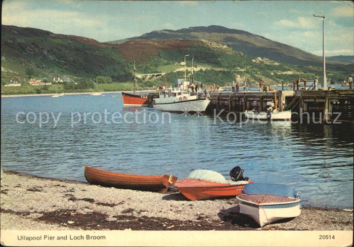 Ullapool Pier an Loch Broom