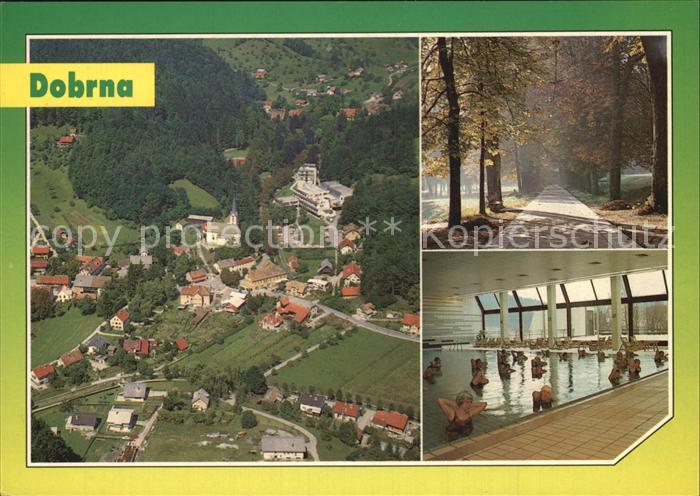 Dobrna Fliegeraufnahme Park Schwimmbad