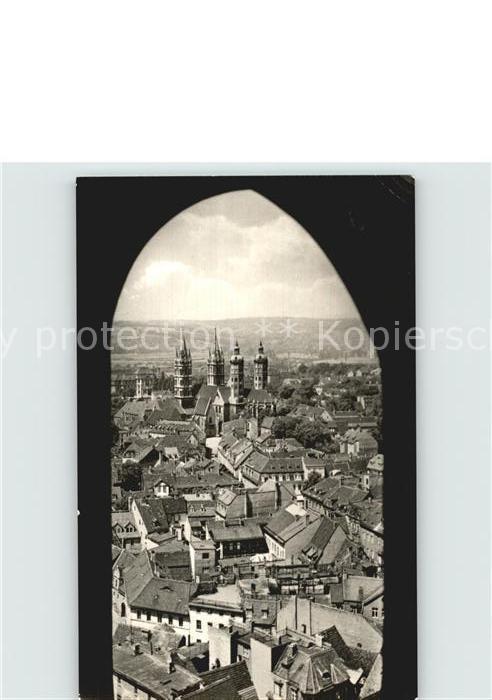 Naumburg Saale Blick von der Wenzelskirche auf den Dom
