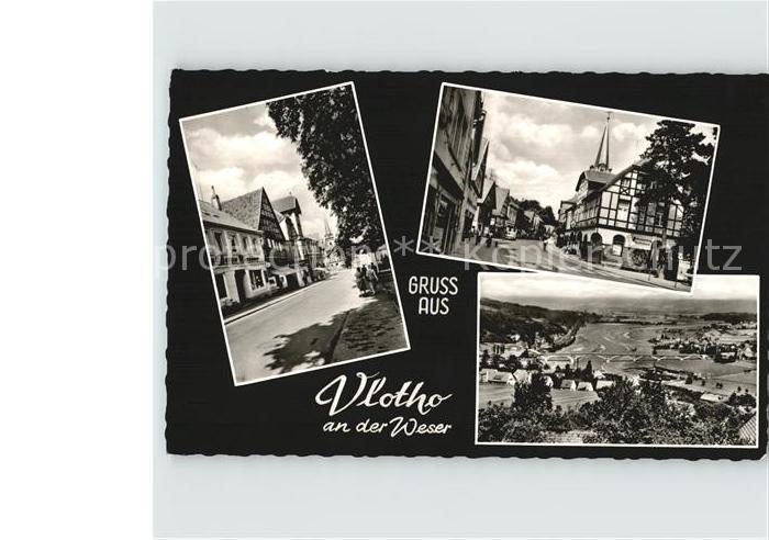 Vlotho Kirche Hauptstrasse Panorama