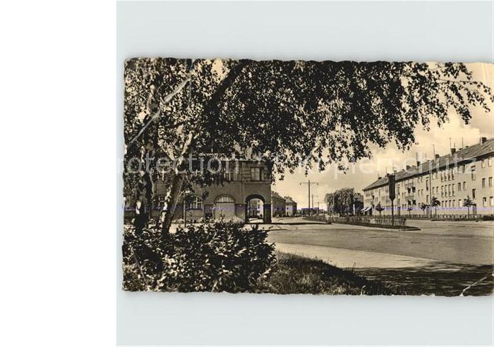 Guben Blick in die Karl Marx Strasse