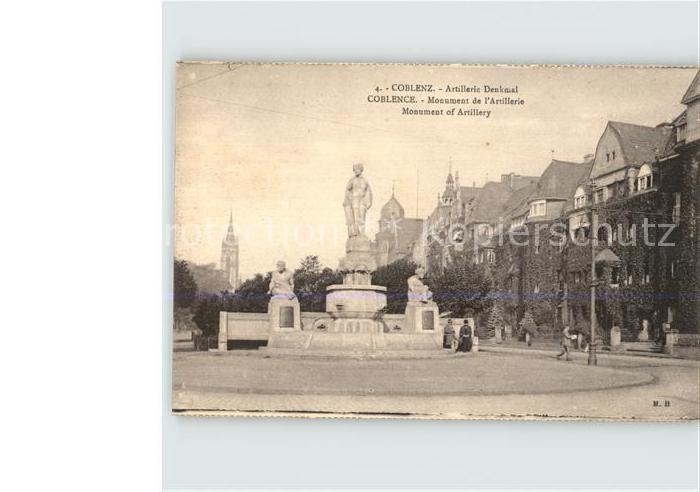 Koblenz Rhein Artillerie Denkmal