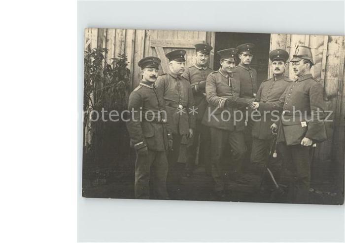Militaria Landwehr 18. Landsturm Bataillon Gruppenfoto