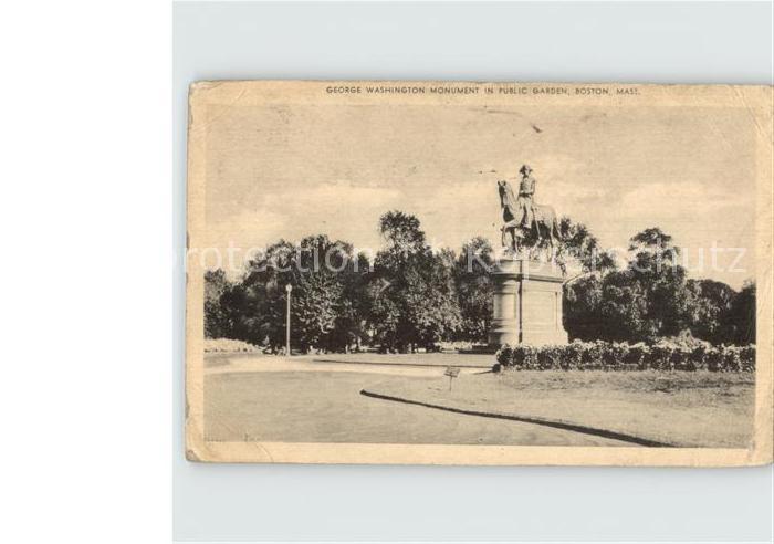 Boston Massachusetts George Washington Monument