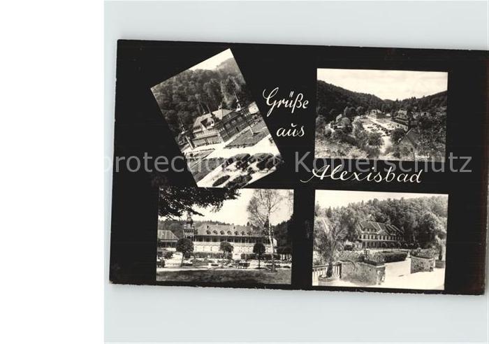 Alexisbad Harz Kurgarten Panorama Kurhaus