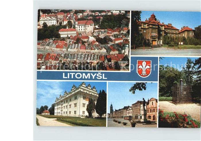 Litomysl Fliegeraufnahme Teilansicht