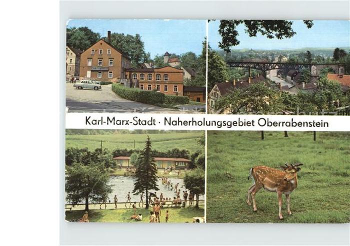 Karl-Marx-Stadt Naherholungsgebiet Oberrabenstein