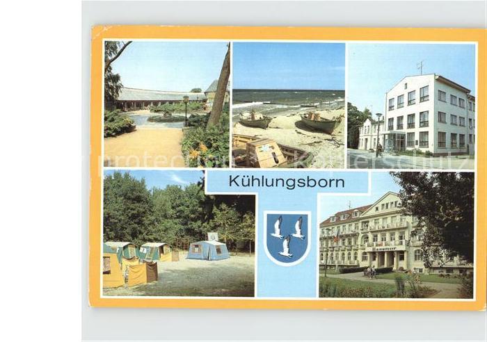 Kuehlungsborn Ostseebad Strand Campingplatz