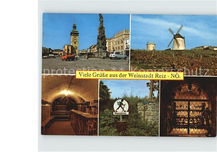 Retz Rathaus Windmuehle Alter Weinkeller