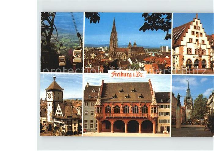 Freiburg Breisgau Muenster Kornhaus Schwabentor