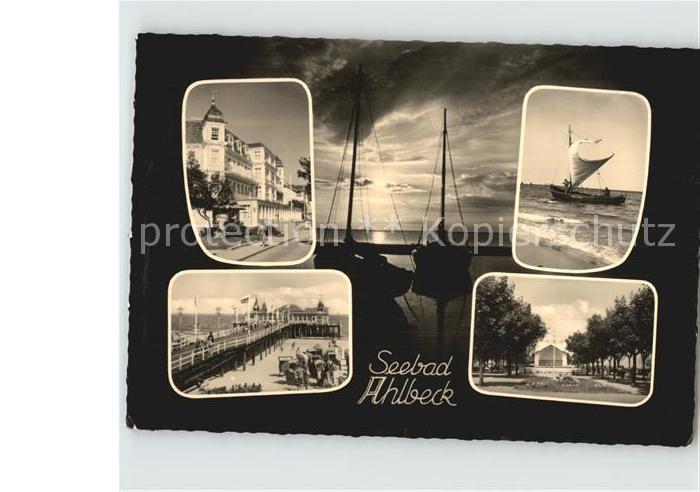 Ahlbeck Ostseebad Segelboot