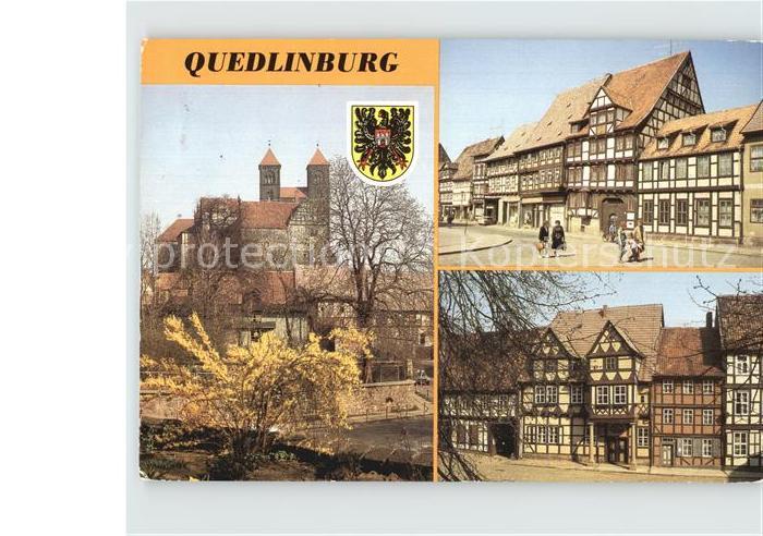 Quedlinburg Harz Steinweg Schlossberg