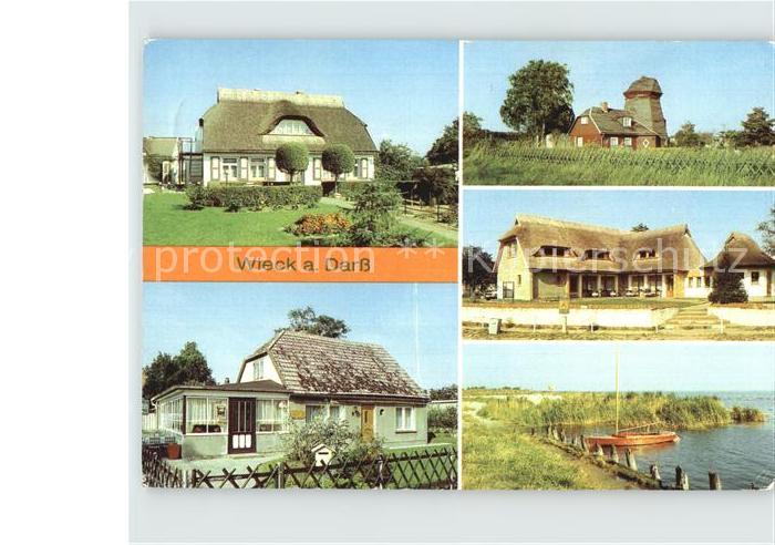 Wieck Darss Schifferhaus Cafe Wieck Bootsanlegestelle