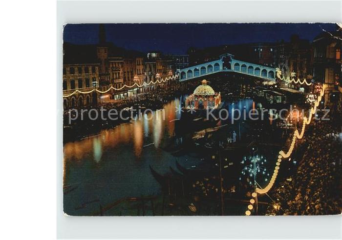 Venezia Venedig Lichterfest am Grossen Kanal