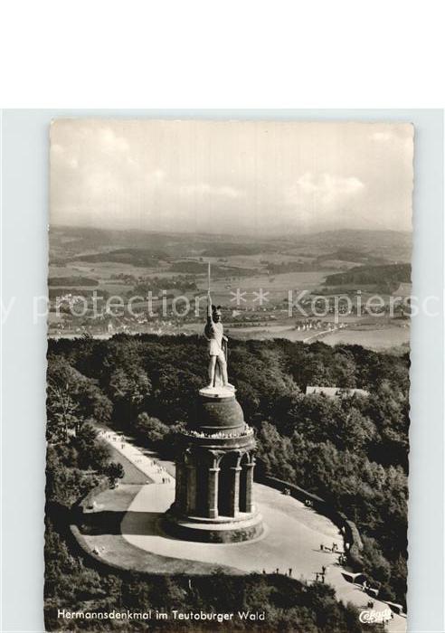 Hermannsdenkmal Fliegeraufnahme