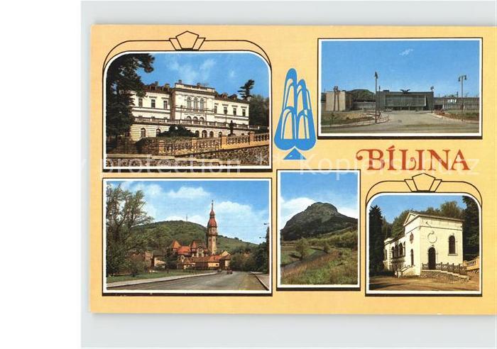 Bilina Bilin Tschechien Sanatorium Kirche Teilansicht