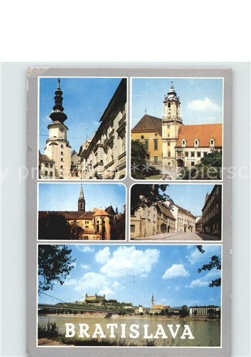 Bratislava Pressburg Pozsony Teilansichten