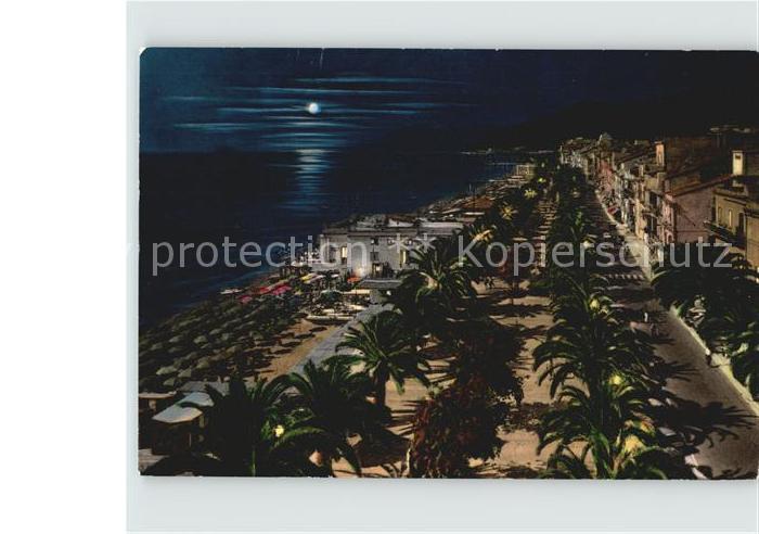 Loano Lugomare bei Nacht