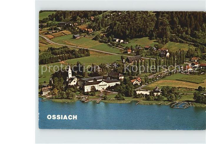Ossiach Fliegeraufnahme Benediktinerstift
