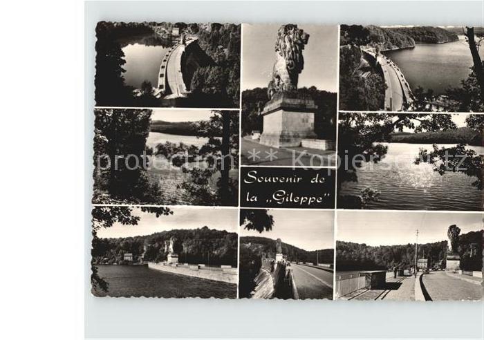 Gileppe La Panorama Teilansicht Staumauer