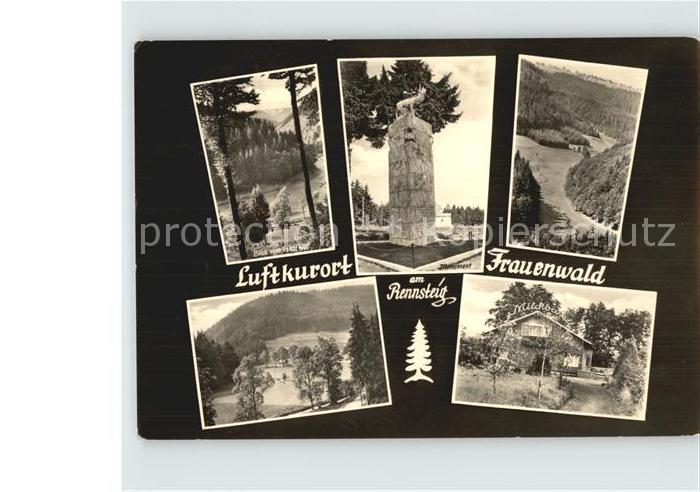 Frauenwald Thueringen Milchbar Denkmal