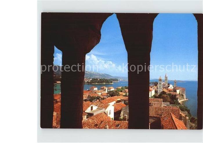 Rab Kroatien Blick auf die Altstadt