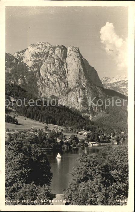 Grundlsee Steiermark mit Backenstein Totes Gebirge