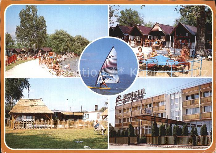 Vonyarcvashegy Ferienort am Plattensee Strand Ferienhaeuser Hotel Kinderspielpla
