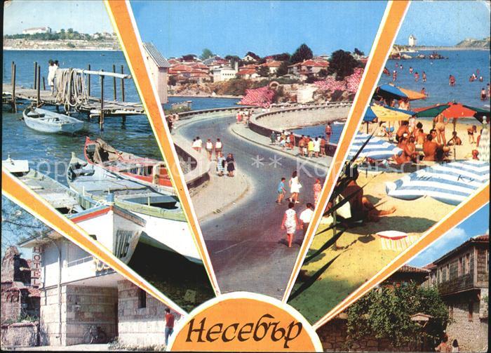 Nessebar Nessebyr Nessebre Hafen Uferstrasse Strand