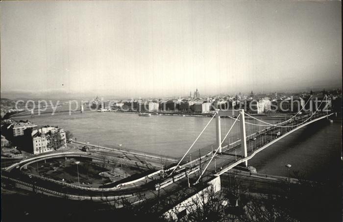 Budapest Erzsebet hid Elisabethbruecke Donau