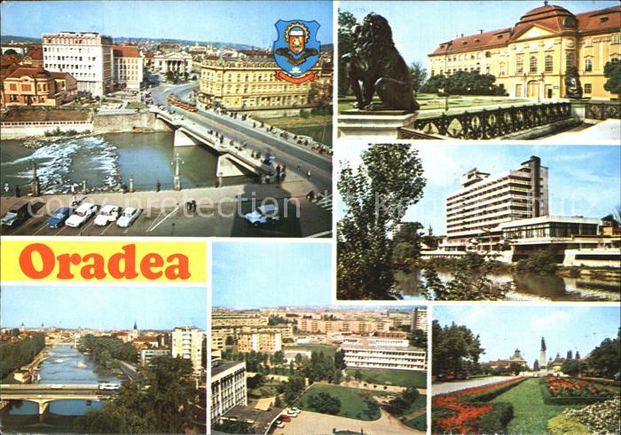 Oradea Fluss Crisul Repede Bruecke Hotel Parcul 23. August