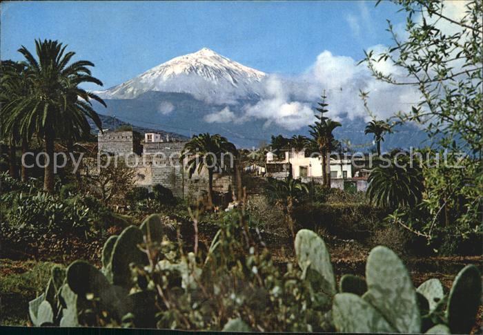 Tenerife Panorama mit Teide Vulkan