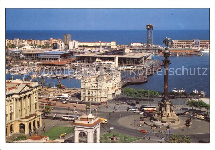 Barcelona Cataluna Monumento a Colon Puerto Hafen Kolumbus Denkmal