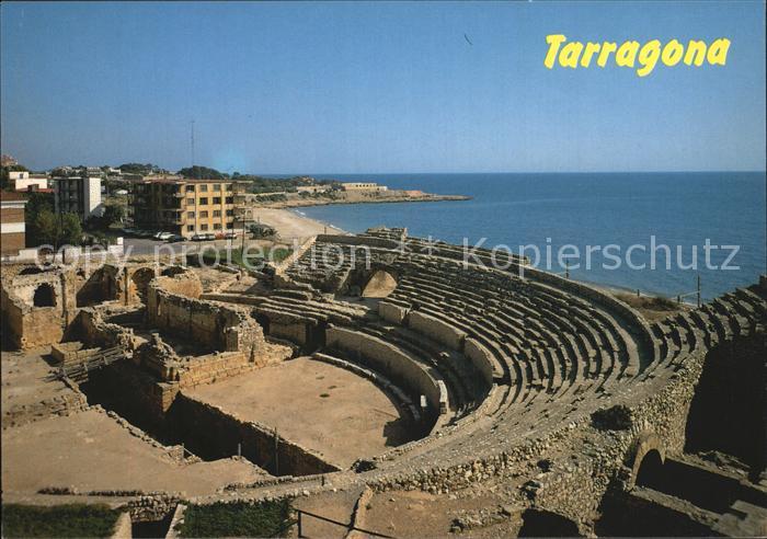 Tarragona Anfiteatro Romano Amphitheater Meerblick