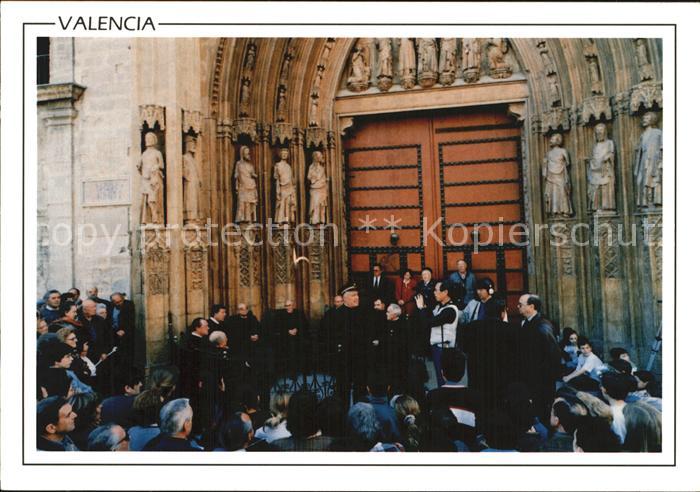 Valencia Valenciana Tribunal de las Aguas Celebrando Consejo